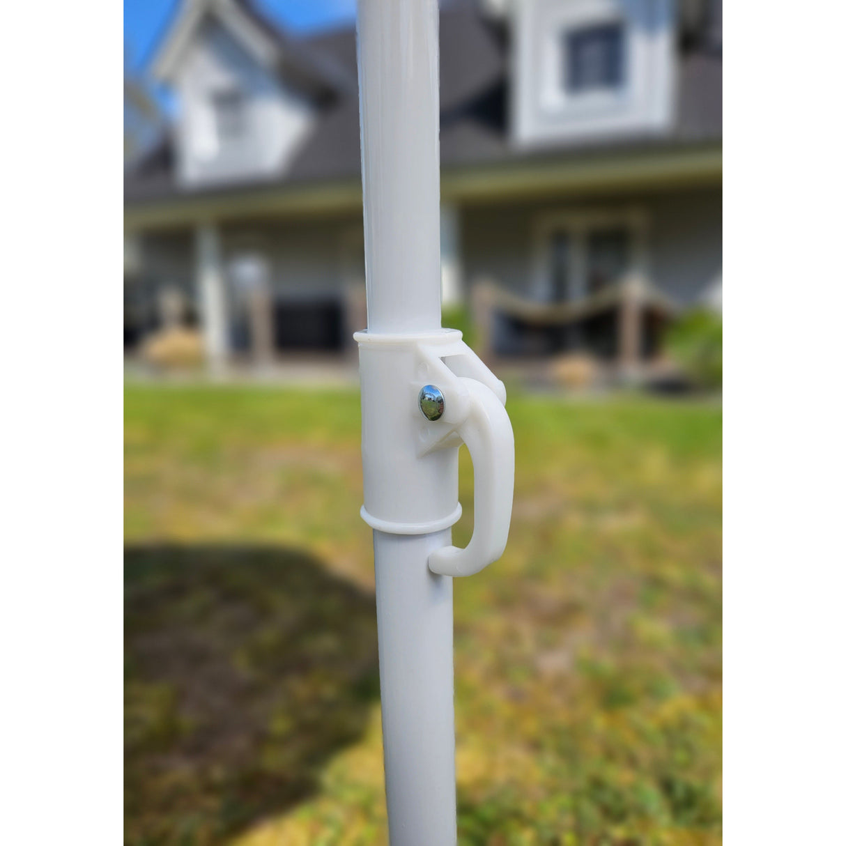 Sonnenschirm Strandschirm Schirm UV Schutz mit Tasche Fransen Blumen Ø 155 cm - Sonnenschirm