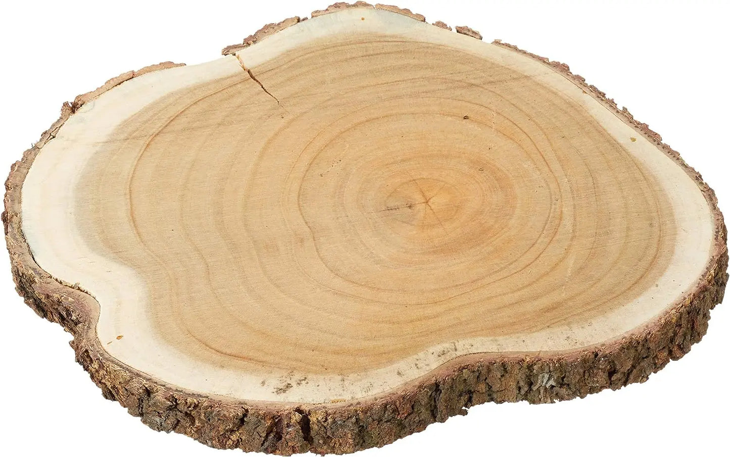 Holzscheibe Baumscheibe Dekobrett Holz Holzbrett Brett Tischdeko Tablett Ø 30 cm