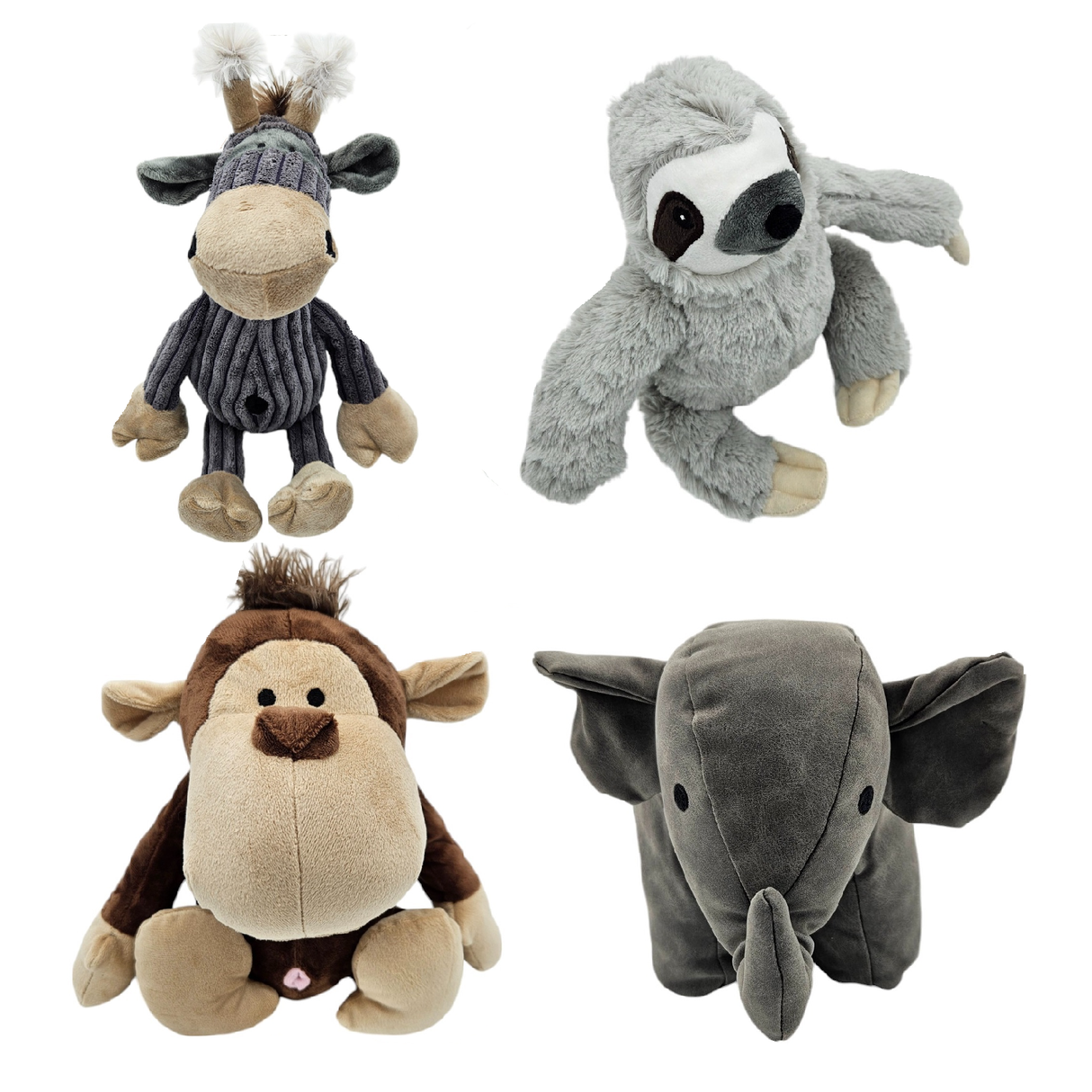Türstopper Giraffe Faultier Elefant Affe Tiere Türpuffer Creme Grau schwer Boden - Türstopper