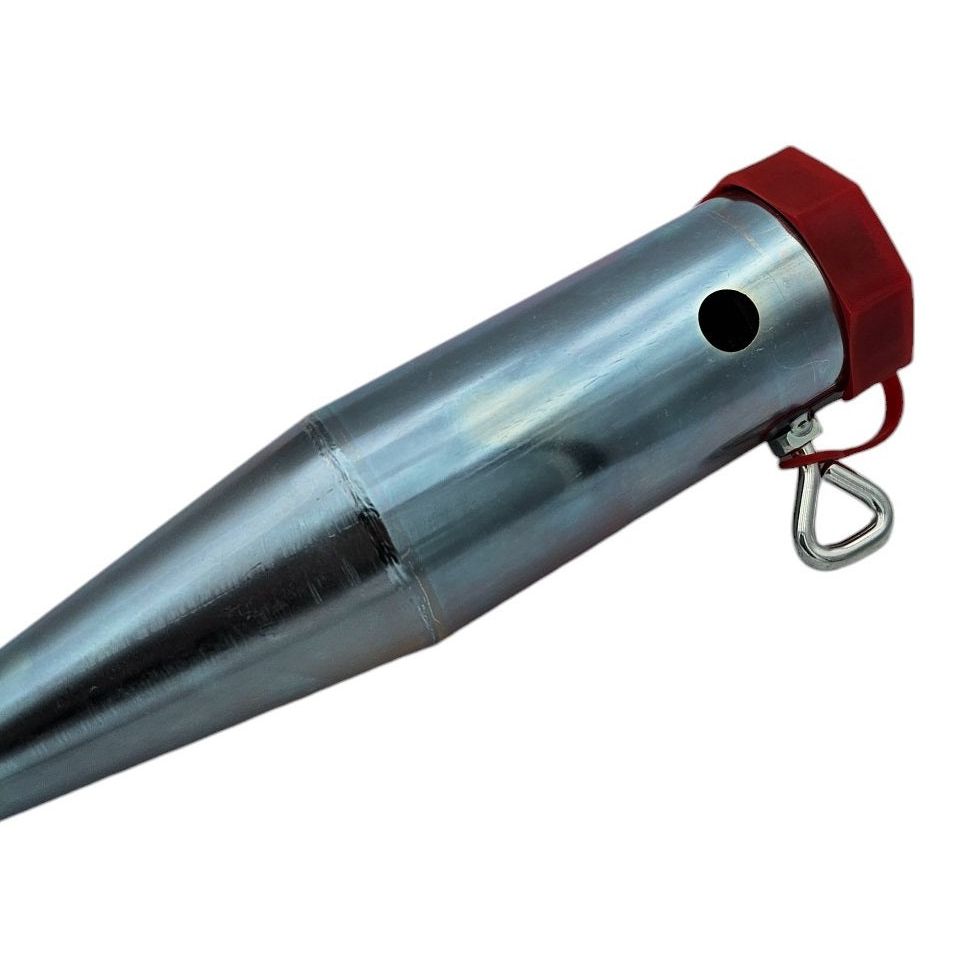 Bodenhülse Schirmständer Metall Unsiversal Erdspieß Ø2,5-5,5cm Einschraubhülse - Schirmständer