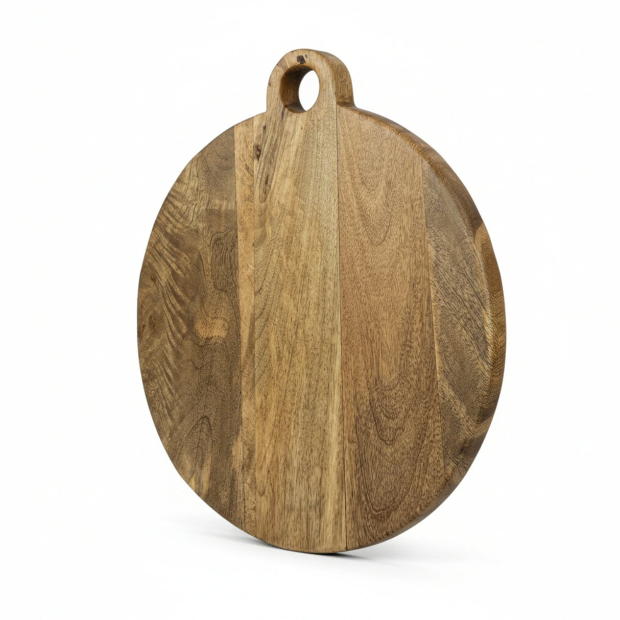 Deko Holzbrett Mango Unterlage rund Aufhängung 24 o 33 cm Tablett Kerzentablett