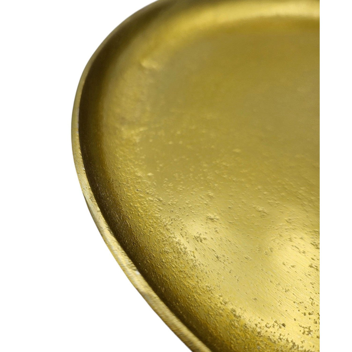 Dekoteller Gold Metall Teller Schale Dekotablett Kerzenteller Dekoschale Ø20cm - Dekoteller