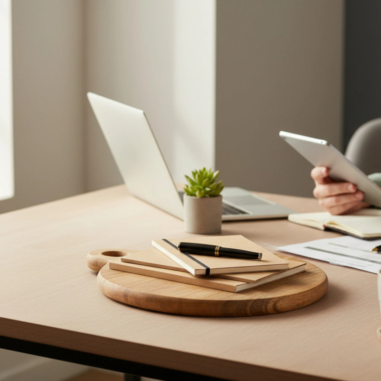 Deko Holzbrett Mango Unterlage rund Aufhängung 24 o 33 cm Tablett Kerzentablett
