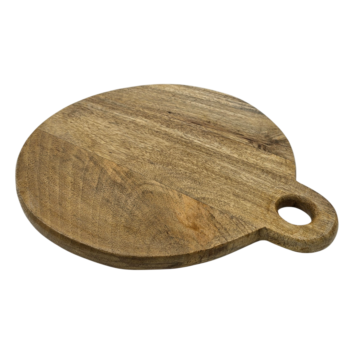 Deko Holzbrett Mango Unterlage rund Aufhängung 24 o 33 cm Tablett Kerzentablett