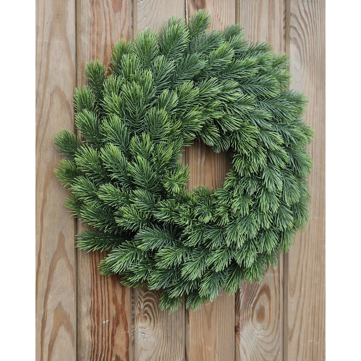 Adventskranz Tannenkranz Weihnachtskranz künstlicher Deko-Kranz grün Kranz Ø40cm - Adventskranz