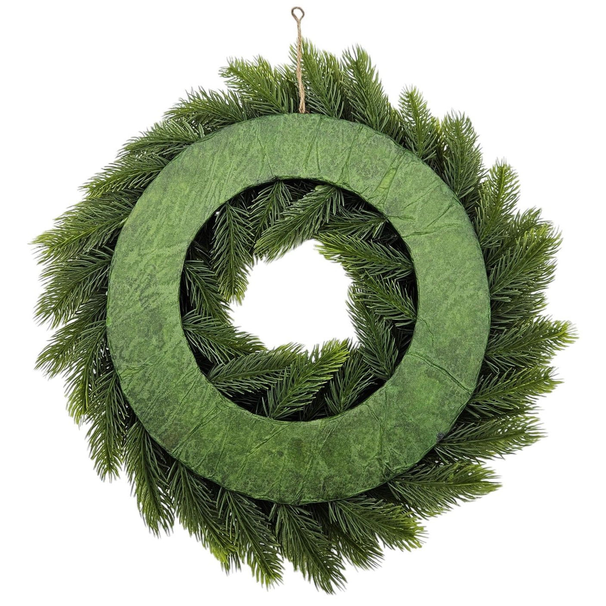 Adventskranz Tannenkranz Weihnachtskranz künstlicher Deko-Kranz grün Kranz Ø40cm - Adventskranz