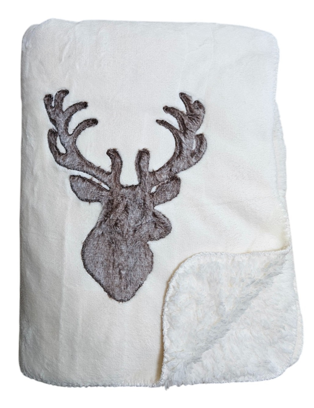 Decke Kuscheldecke Tagesdecke Wohndecke Hirsch Winter 150x200 kuschelig weich - Wohndecke
