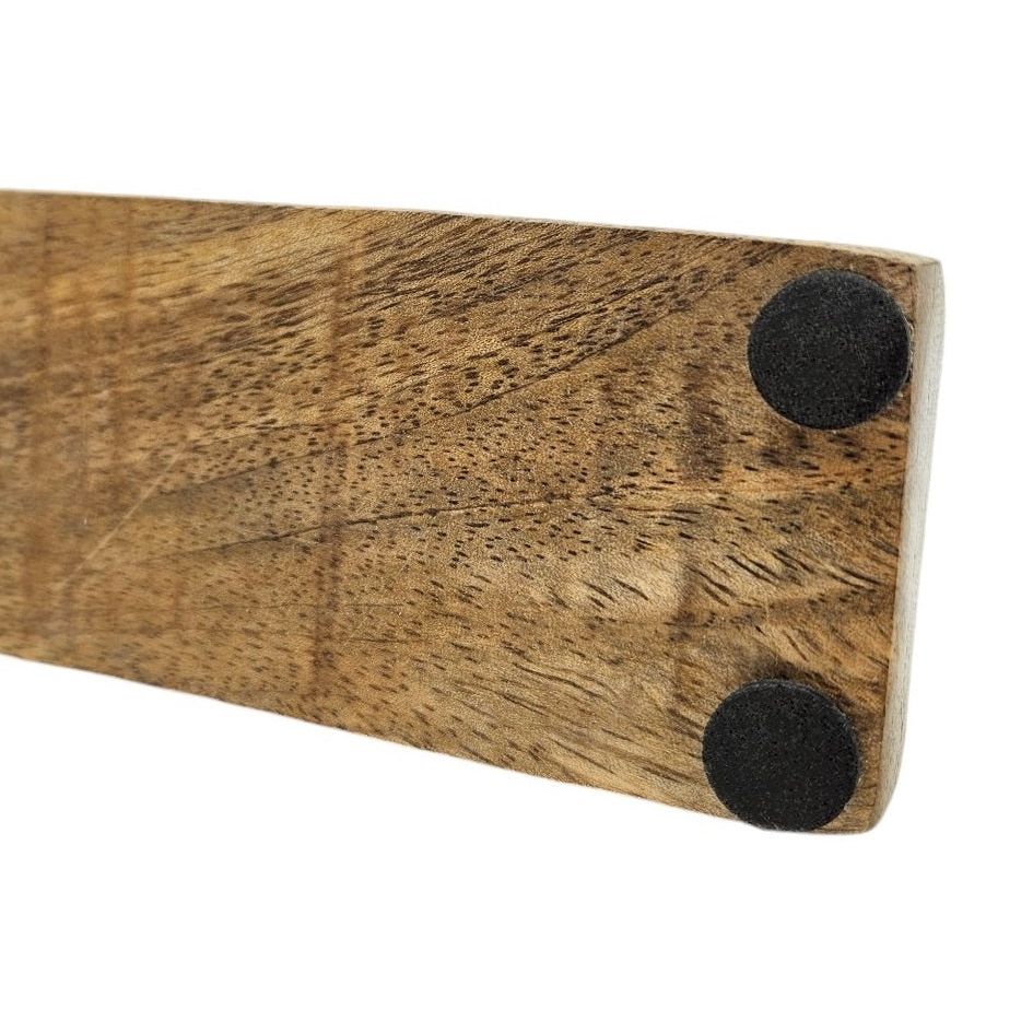 Schriftzug MEER-Zeit Dekoschriftzug Mangoholz Metall Holz Braun Silber Deko 30cm - Schriftzug