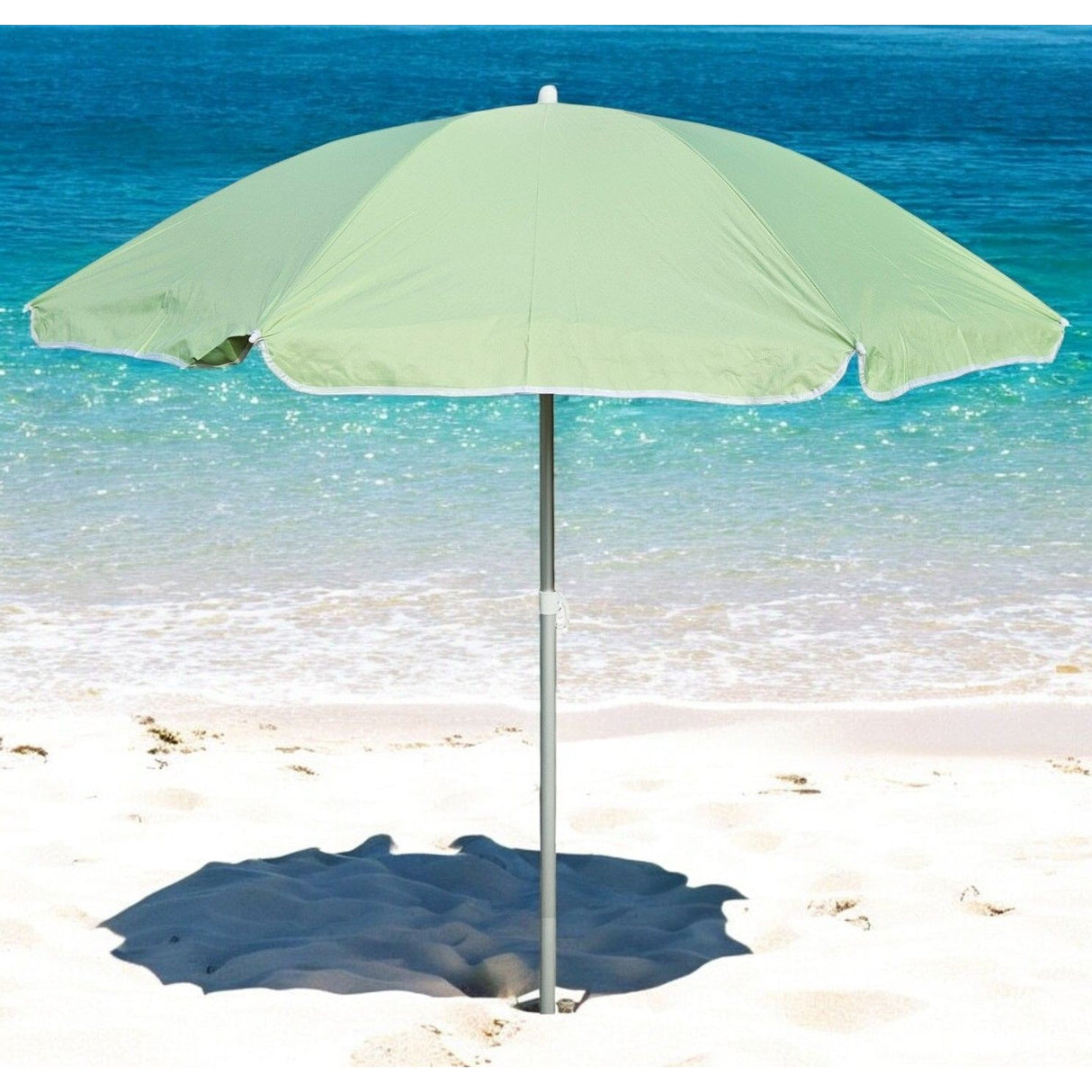 Sonnenschirm Strandschirm Strand Reise Stabil UV Schutz UPF 50+ grün 170 cm - Sonnenschirm