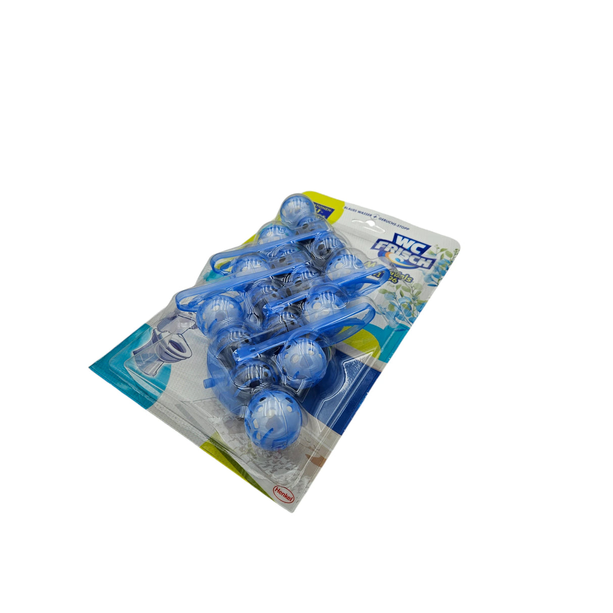 WC Frisch blau Kraft Aktiv 4er Set Wc Reiniger Tab Duftstein extra frische Toiletteneinhänger