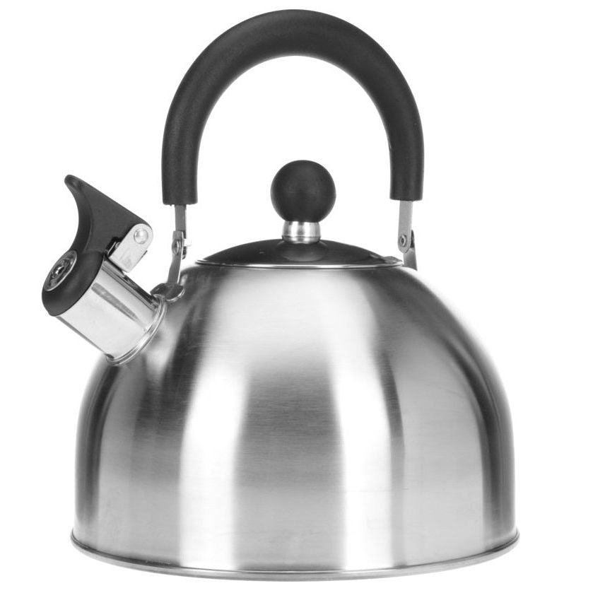 Wasserkocher Pfeifenkessel Edelstahl Kessel Teekessel Flötenkessel 2,5 L Camping - Wasserkocher