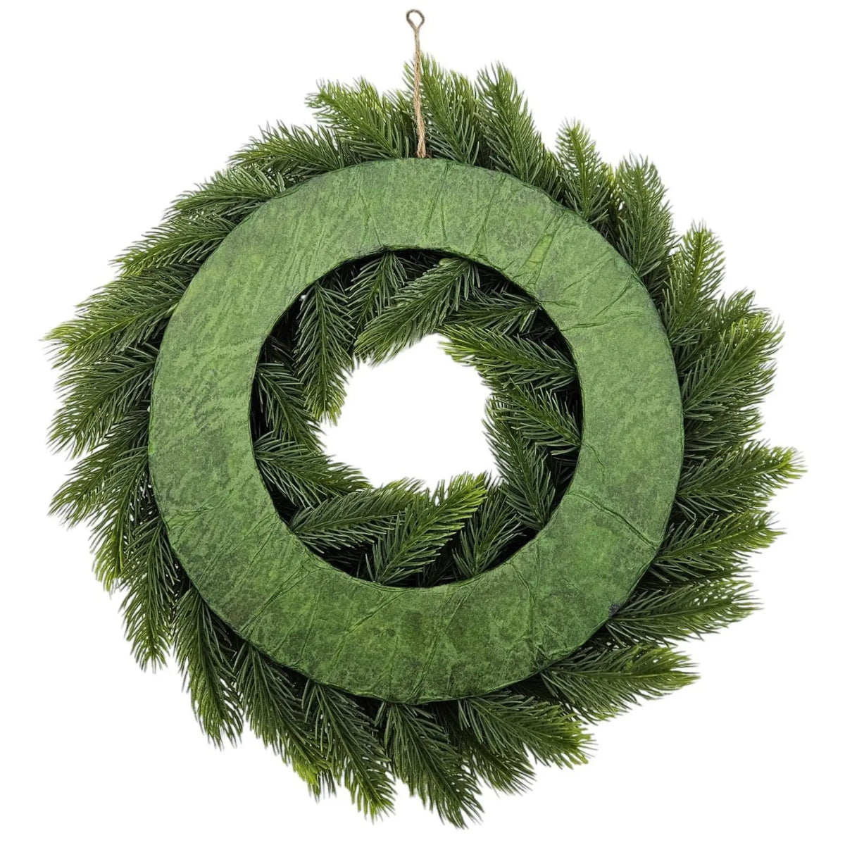 Adventskranz Tannenkranz Weihnachtskranz künstlicher Deko-Kranz grün Kranz Ø40cm - Adventskranz