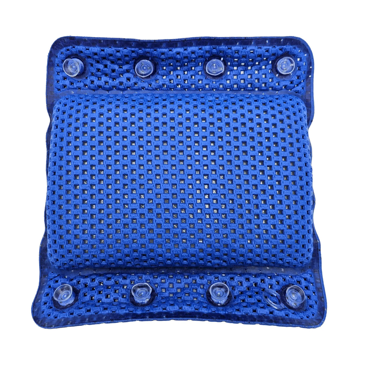 Badewannenkissen grau weiß blau Badekissen mit Saugnäpfen Spa Wannenkissen Kopfkissen - Badewannenkissen