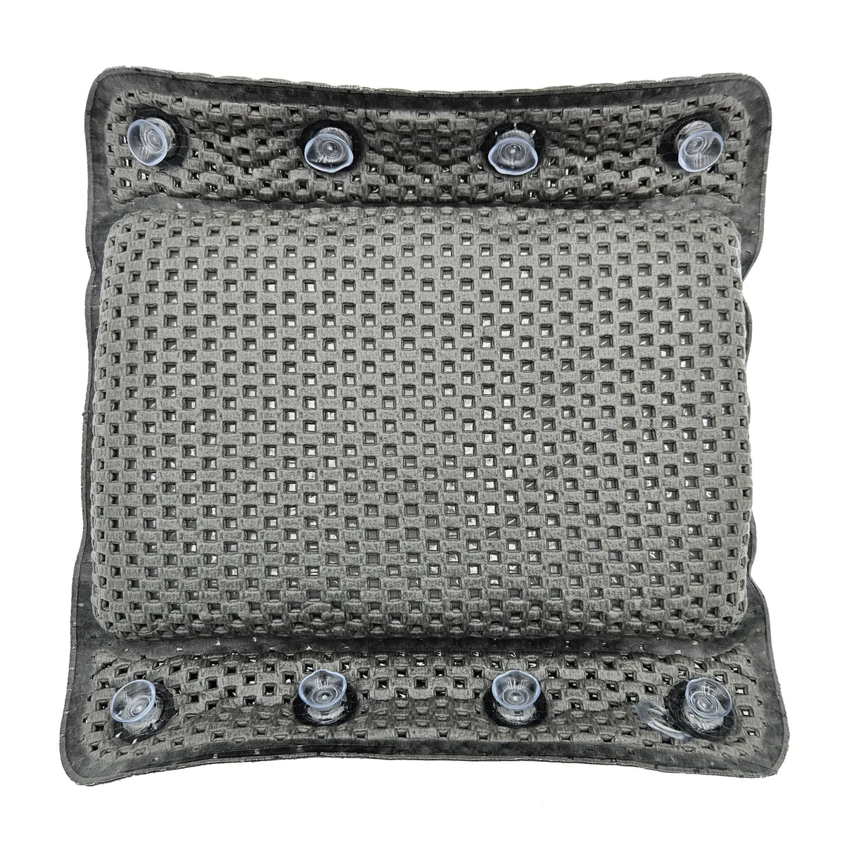 Badewannenkissen grau weiß blau Badekissen mit Saugnäpfen Spa Wannenkissen Kopfkissen - Badewannenkissen