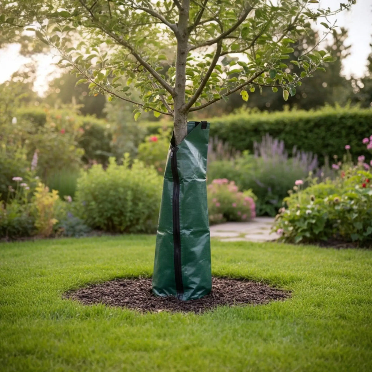 Bewässerungssack 1 Baumbeutel Bewässerungsbeutel Langzeit Robust 75 L - Blumen