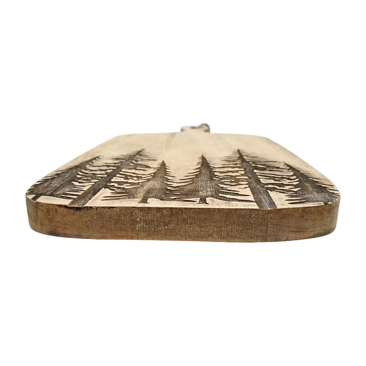 Dekobrett Mangoholz Serviertablett Tablett Wald Baum Kerzentablett 38x21 cm Mangotablett - Dekotablett