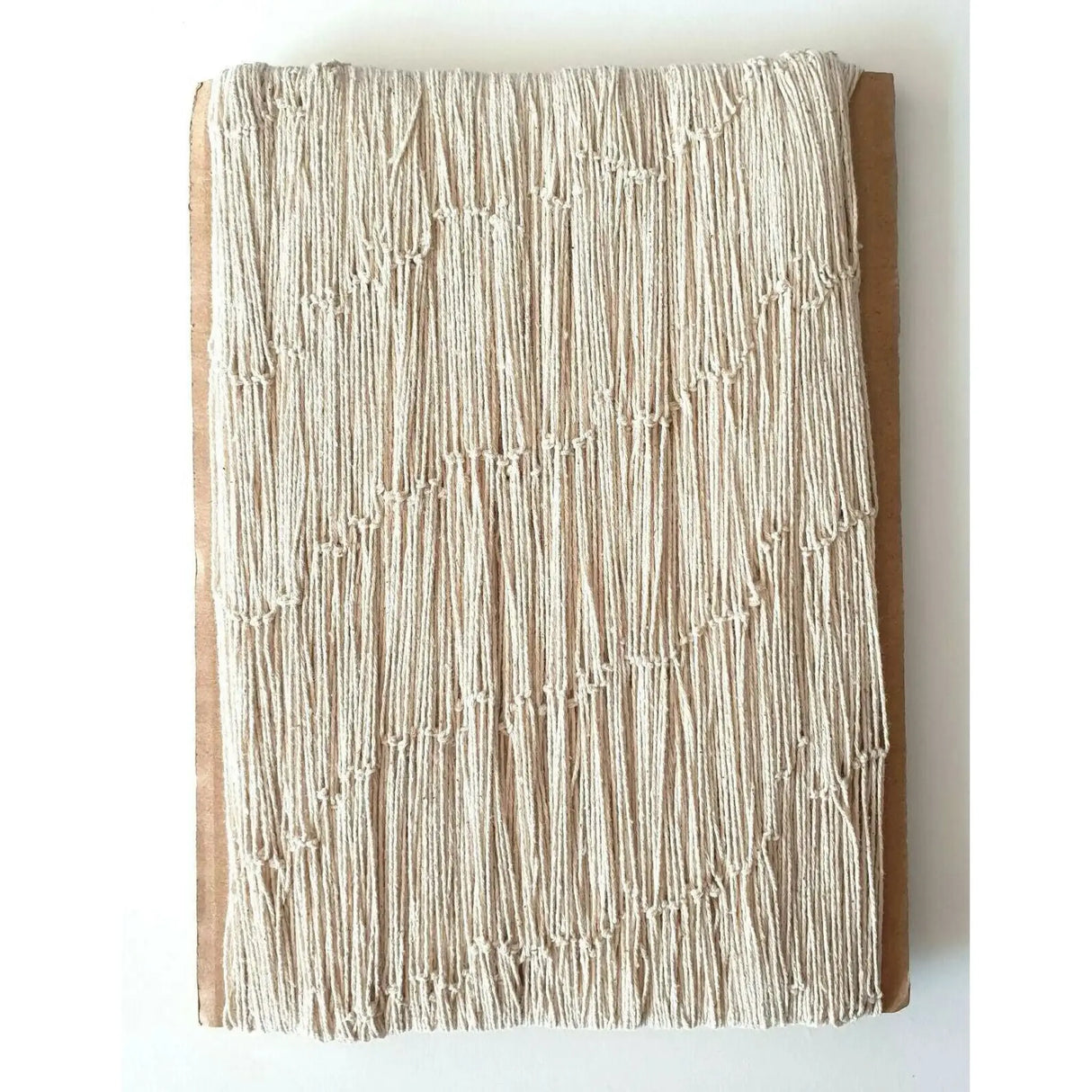 Dekonetz Fischernetz maritim 1x2 m weiß natur Baumwolle Deko Netz 100x200 cm - Deko Fischernetz