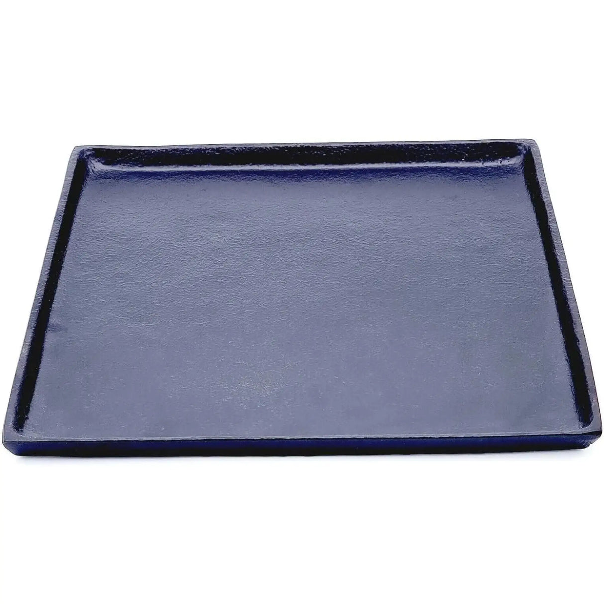 Dekoteller schwarz Dekoschale Metall Teller Schale Alu Deko 25x25 cm - Dekoteller