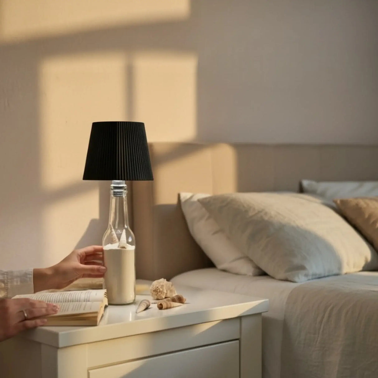 Flaschenlampe Aufsatz für Flasche LED Aufladbar warmweiß Touch Leuchte Lampe - Leuchte Touch