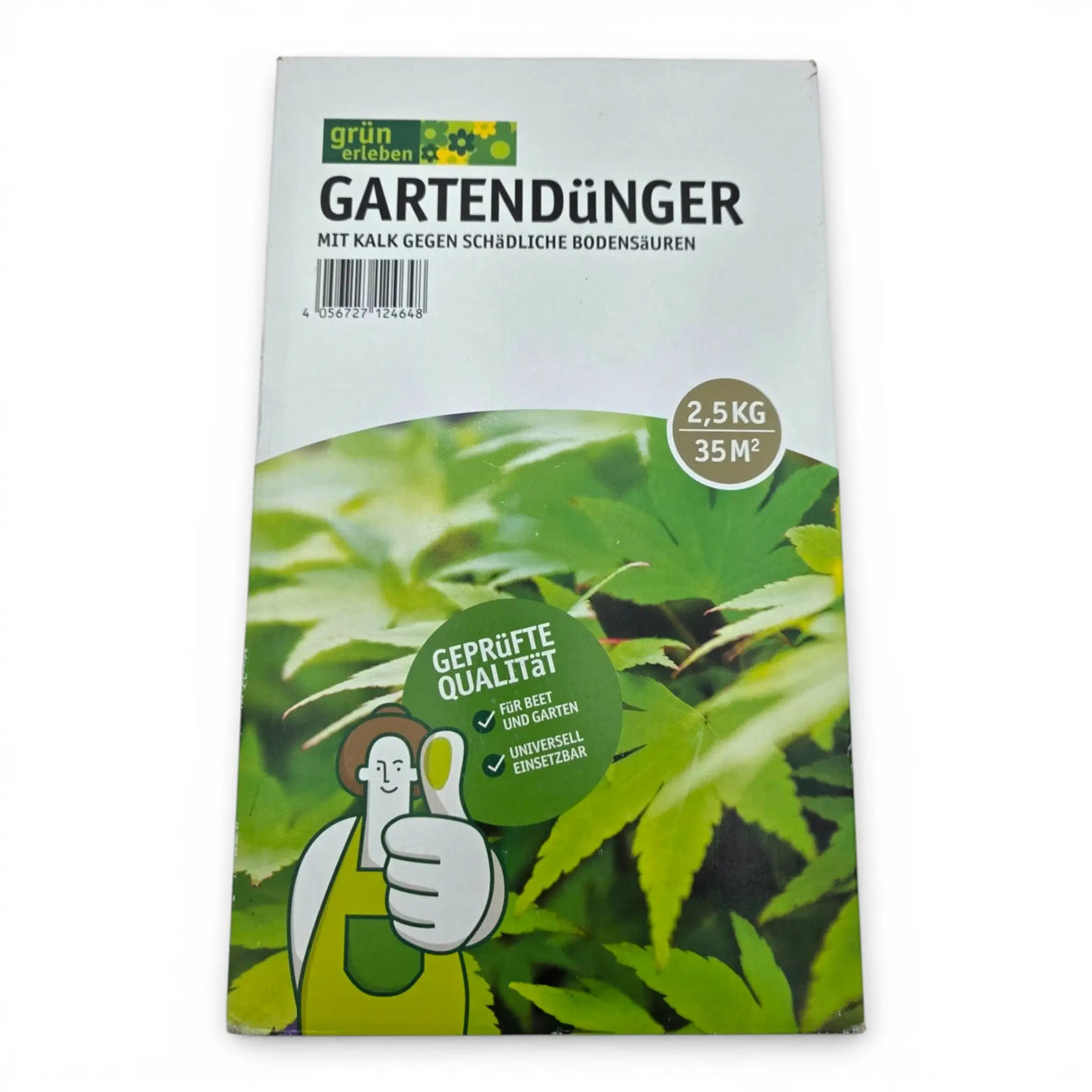Gartendünger 2,5 kg mit Kalk Pflanzendünger Universal Dünger 35m² - Gartendünger