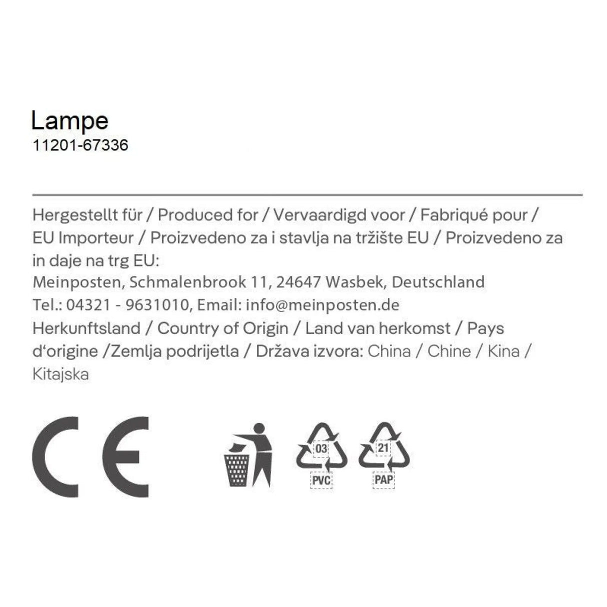 Hängeleuchte LED Rattan Optik Außen Innenbereich 18x16 cm Gartenbeleuchtung - Hängeleuchte