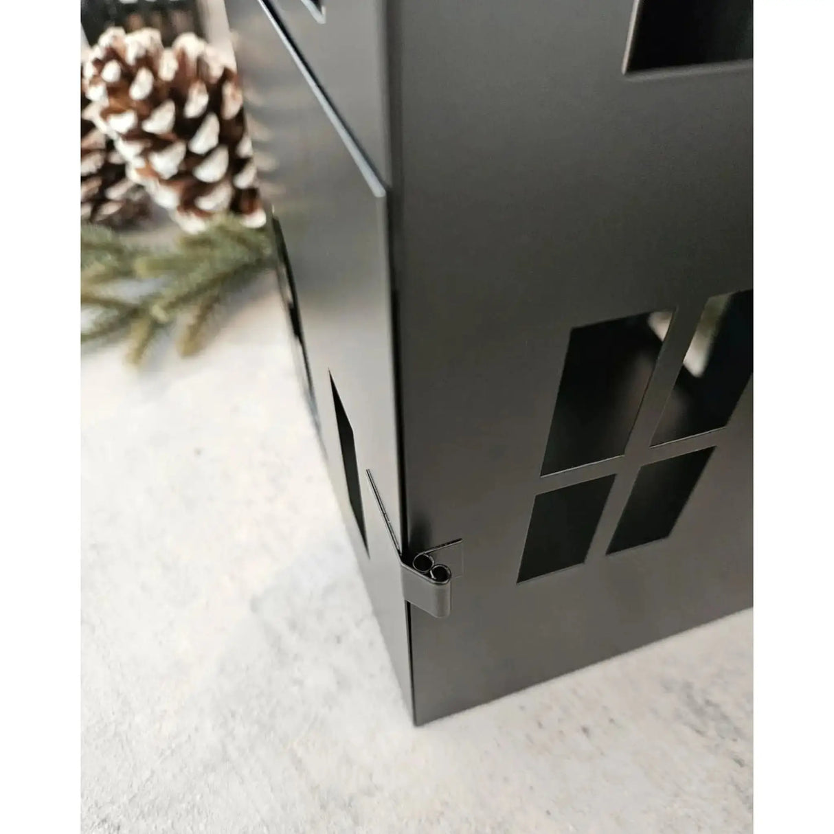 Haus Metall schwarz Dekoration meinposten 3 Set Laternen Windlicht - Windlicht Laternenhäuser