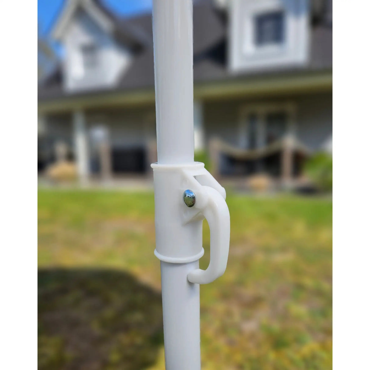 Sonnenschirm Strandschirm Balkonschirm UV Schutz 30+ gestreift 155 cm bunt - Sonnenschirm