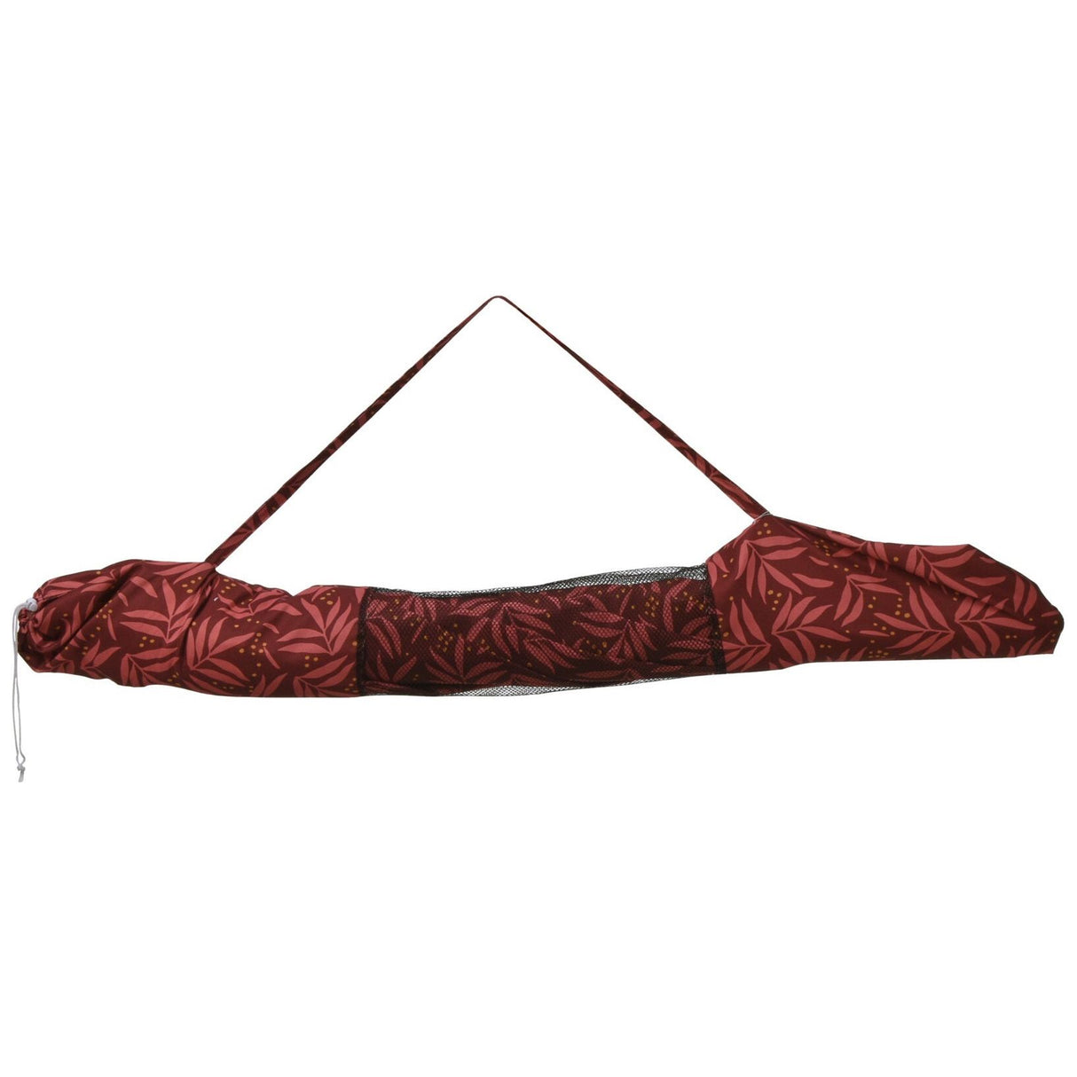 Sonnenschirm Strandschirm Schirm UV Schutz mit Tasche Fransen Rot Ø 170 cm - Sonnenschirm