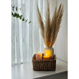 3 Körbe Aufbewahrungskörbe Seegras Korb Dekokorb braun Aufbewahrungskorb 3er Set - Seegraskorb Set