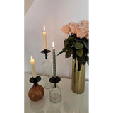 4 STÜCK Kerzenhalter für Flaschen Metall schwarz Kerze Flasche Stabkerzenhalter - Kerzenhalter