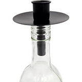 4 STÜCK Kerzenhalter für Flaschen Metall schwarz Kerze Flasche Stabkerzenhalter - Kerzenhalter