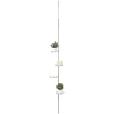 Teleskop-Blumenregal 175-275 cm Pflanztreppe Blumentreppe Regal Pflanzenregal