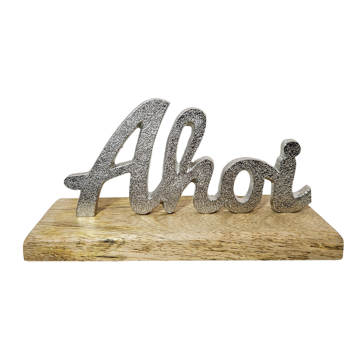 Schriftzug ahoi nah ansicht