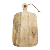 Dekobrett Mangoholz Serviertablett Tablett Wald Baum Kerzentablett 38x21 cm Mangotablett