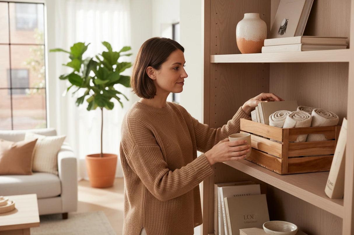 Holzkiste Teakholz Dekokiste Korb Aufbewahrungsbox Box 28x22 o. 20x13 cm Holzbox