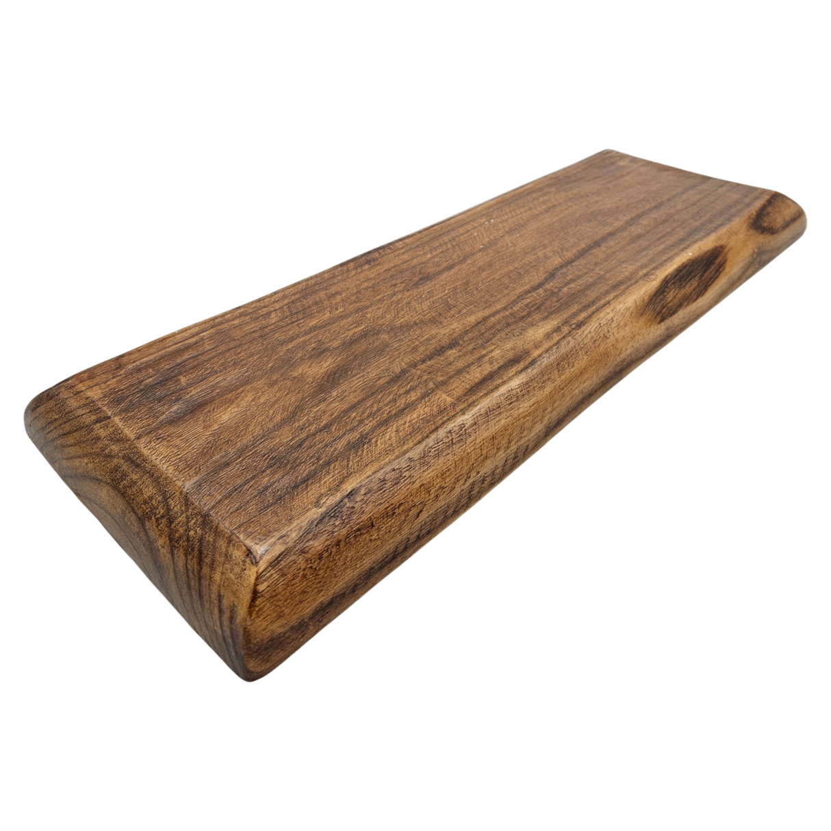 Holztablett Holzbrett Dekoschale Holzschale braun 48x22 cm Kerzentablett Dekobrett XXL