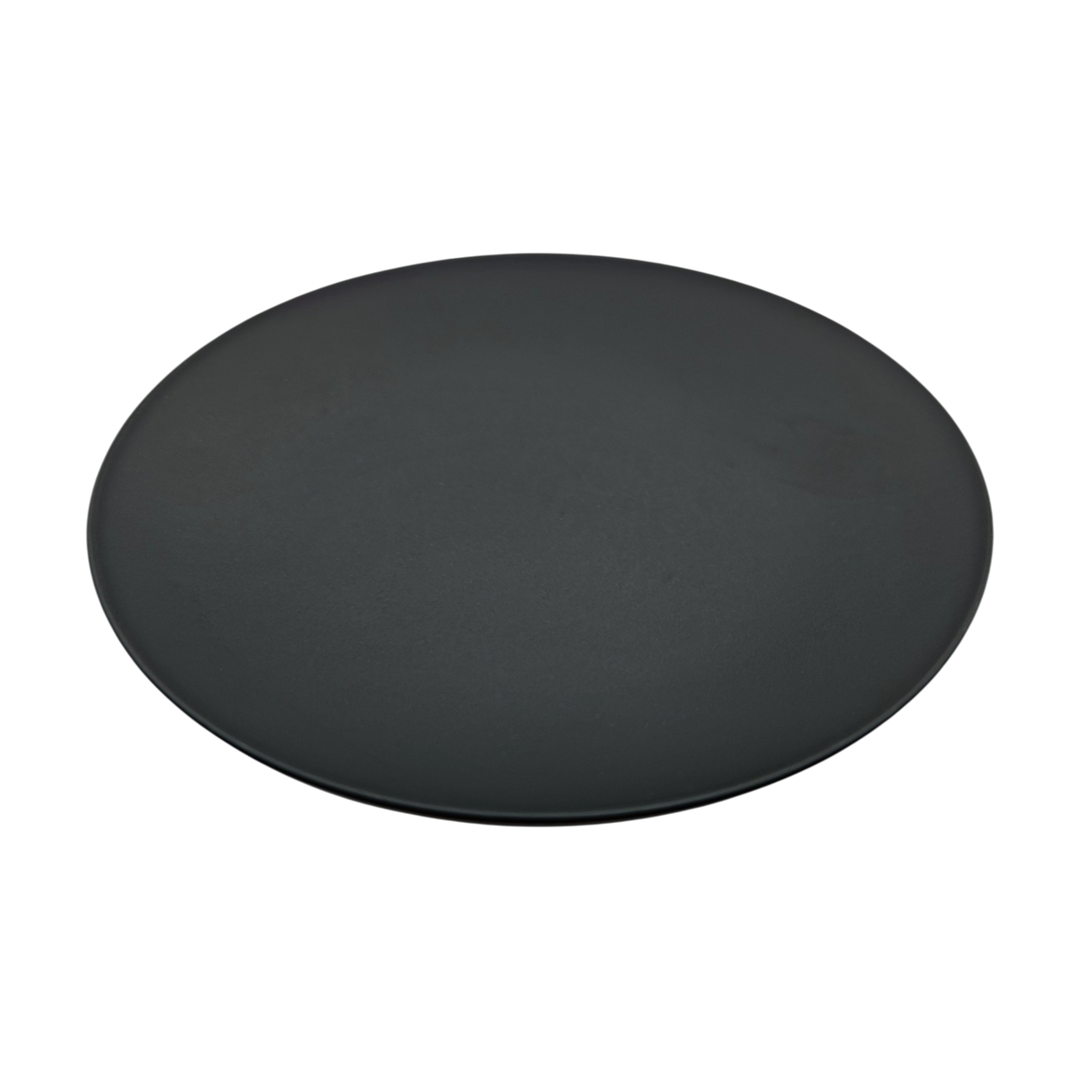 Kerzenhalter schwarz 4 Stück Stumpenkerzen Teller Kerzenteller Weihnachten 8,5 cm