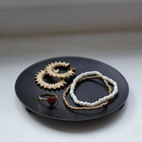 Kerzenhalter schwarz 4 Stück Stumpenkerzen Teller Kerzenteller Weihnachten 12 cm