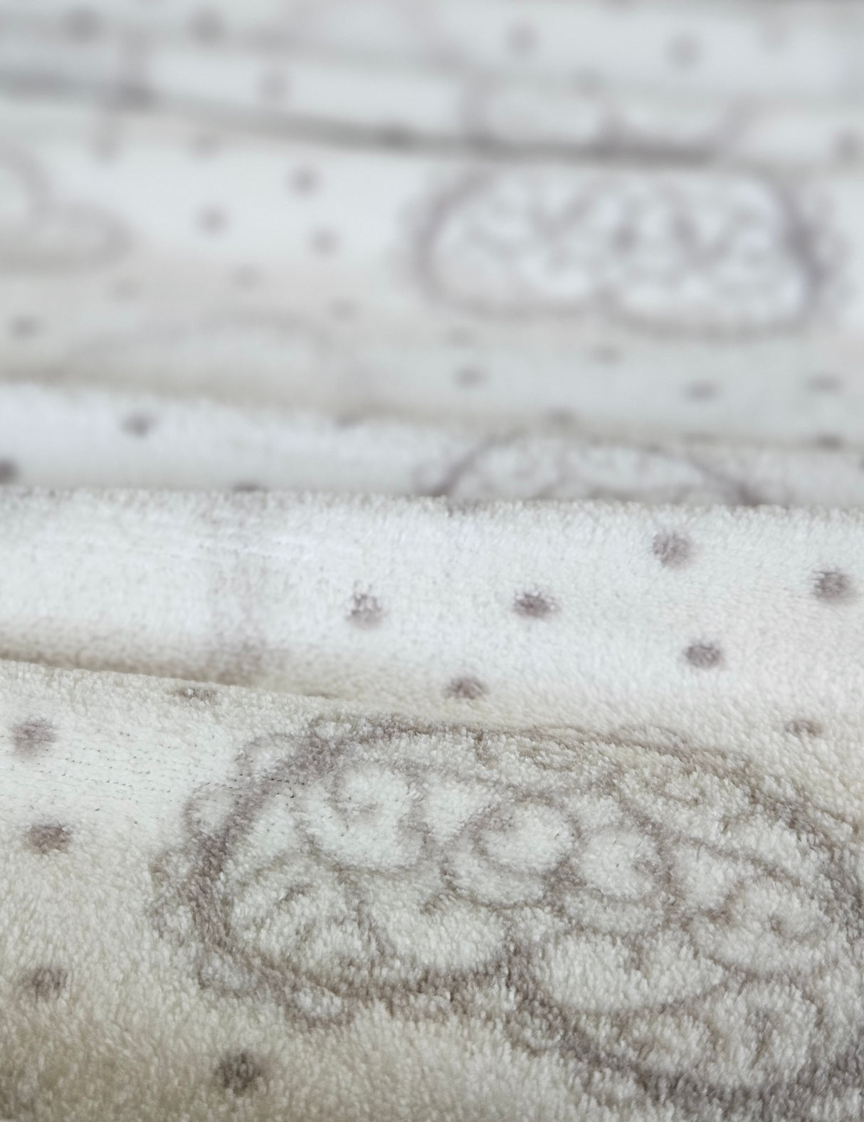 Kuscheldecke Decke Tagesdecke Herzen 150x200 cm Creme Grau Beige Rot Wohndecke