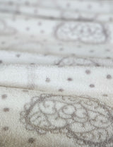 Kuscheldecke Decke Tagesdecke Herzen 150x200 cm Creme Grau Beige Rot Wohndecke