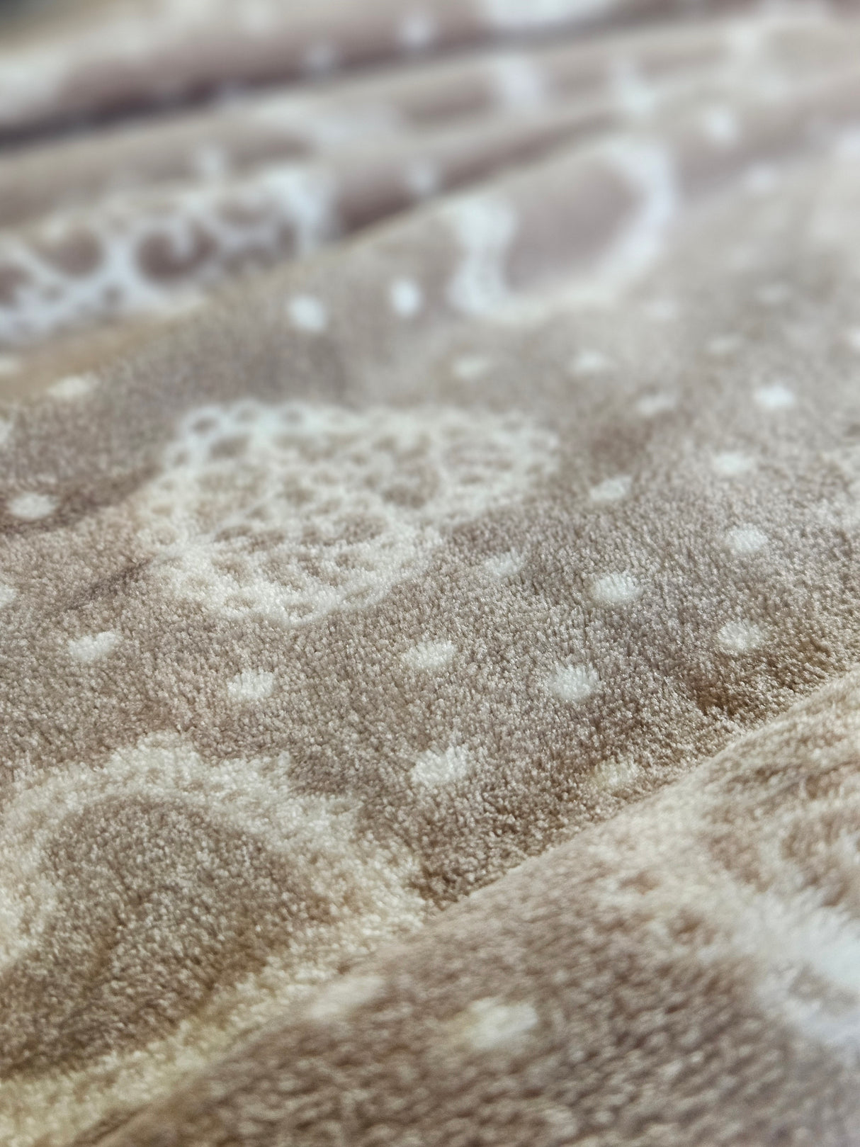 Kuscheldecke Decke Tagesdecke Herzen 150x200 cm Creme Grau Beige Rot Wohndecke