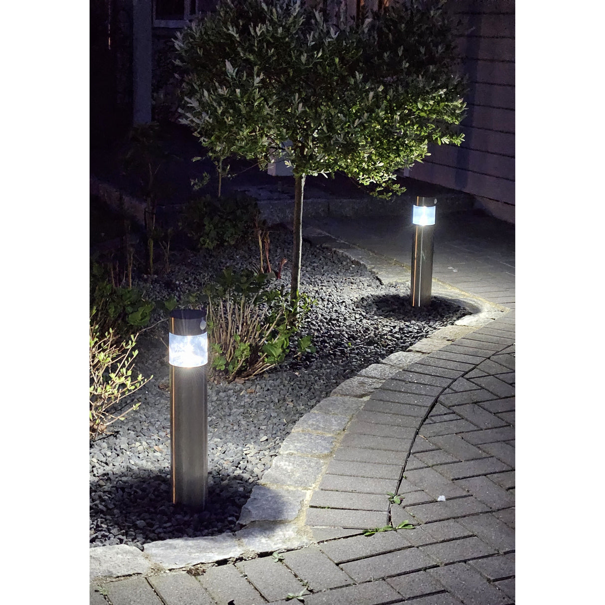 Außenleuchte LED Solar Bewegungsmelder Wegeleuchte Gartenleuchte Solarleuchte