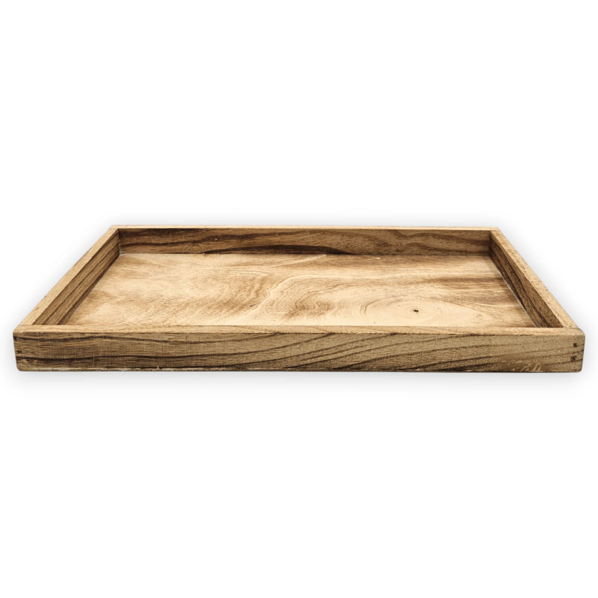 Tablett Holz 3er Set Dekotablett 30-60 cm Holztablett Serviertablett Basteln