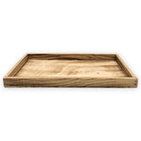 Tablett Holz 3er Set Dekotablett 30-60 cm Holztablett Serviertablett Basteln