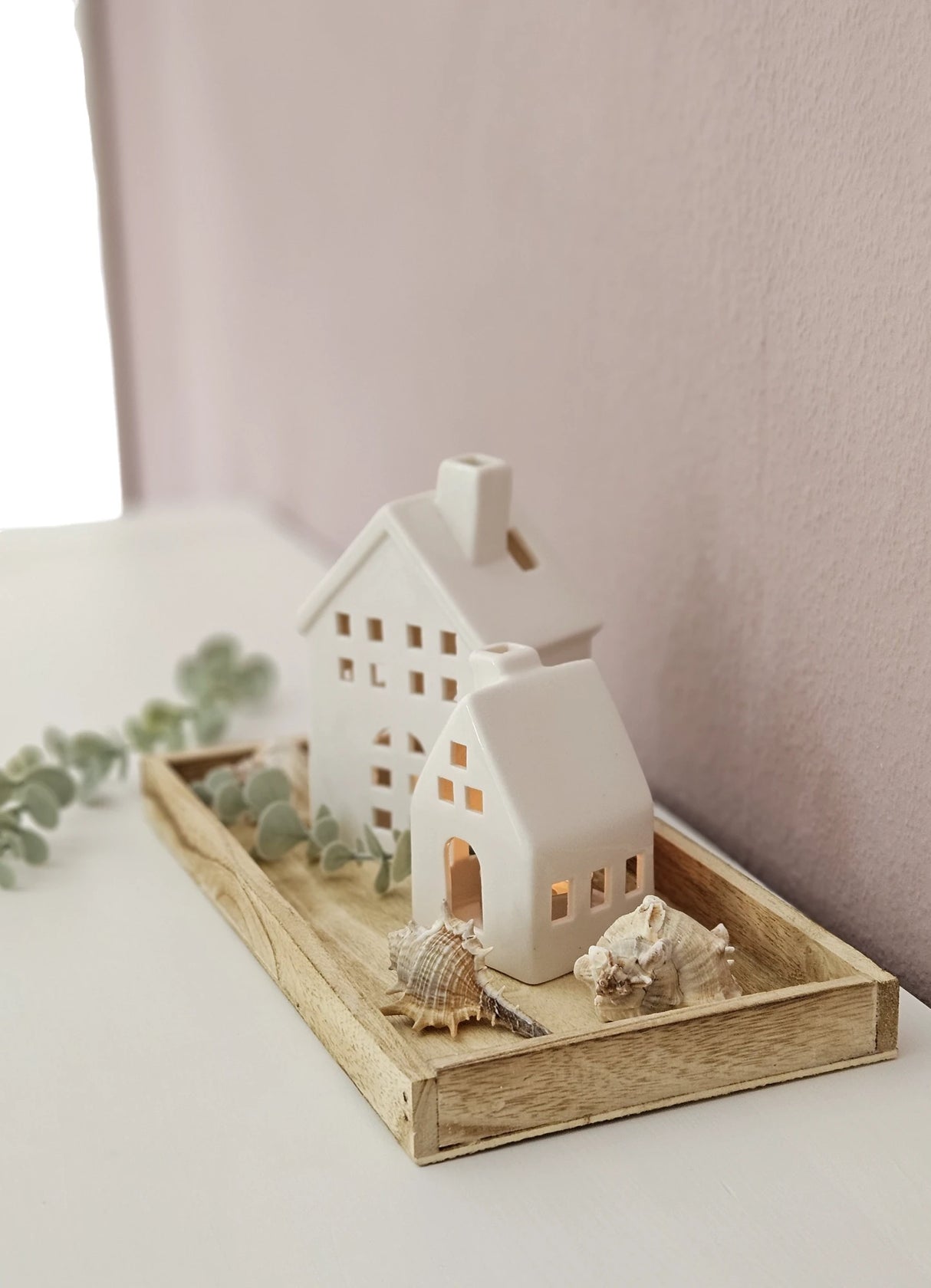 Tablett Holz 3er Set Dekotablett 30-60 cm Holztablett Serviertablett Basteln