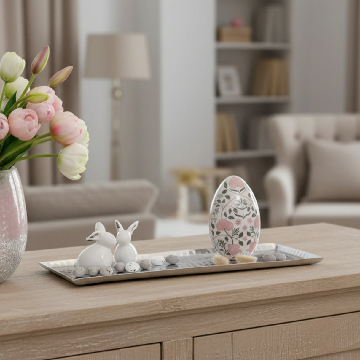 Dekotablett Hammerschlag ostern