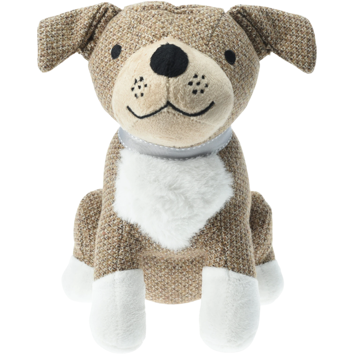 Dekorativer Türstopper für Zuhause und Büro Boden-Türstopper Stofftier karierter Hund