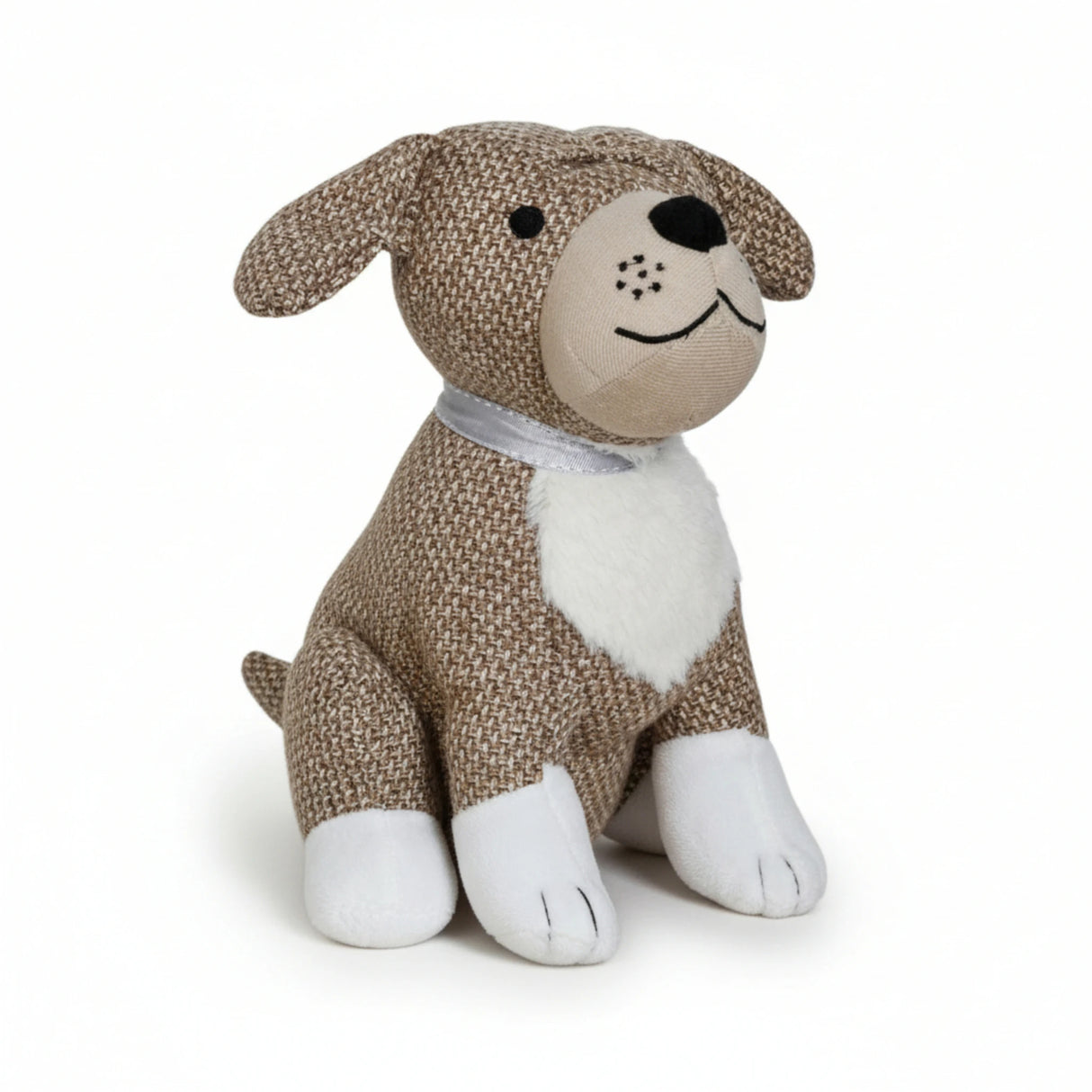 Dekorativer Türstopper für Zuhause und Büro Boden-Türstopper Stofftier karierter Hund