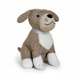 Dekorativer Türstopper für Zuhause und Büro Boden-Türstopper Stofftier karierter Hund