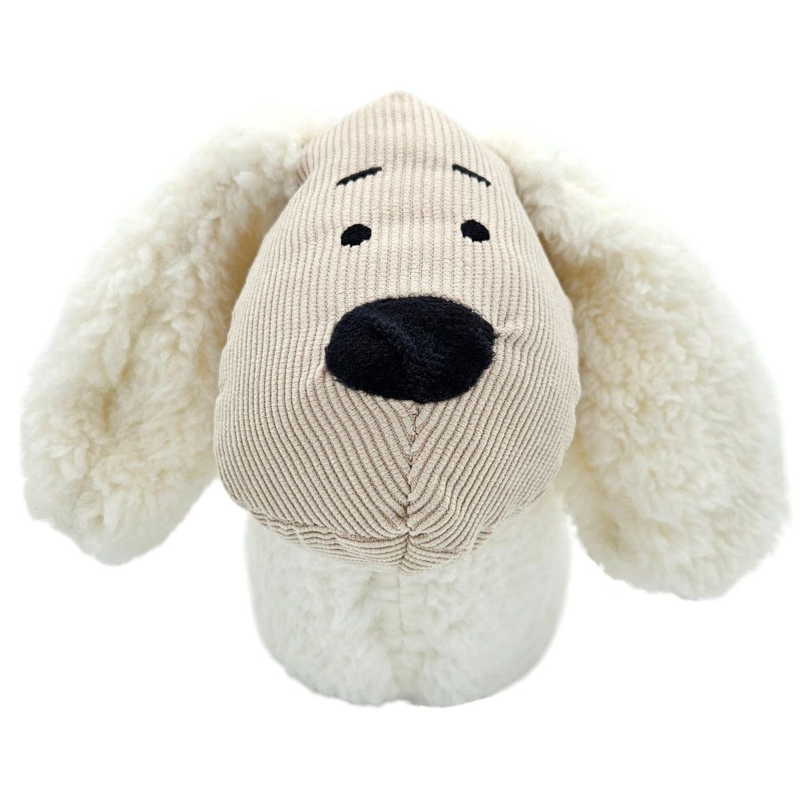 Türstopper Türsack Schaf Kuh Hund Türpuffer für Boden Stoff und Sand weiß beige